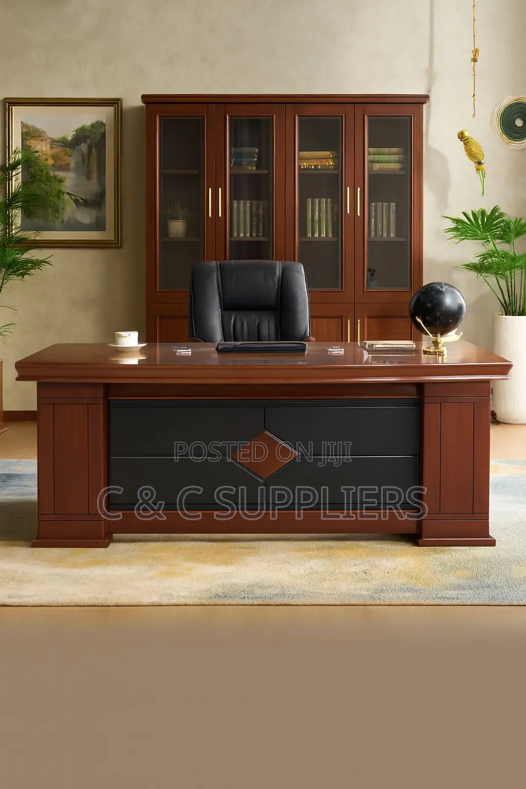 Manager's Mahogany Work Table-1800mm