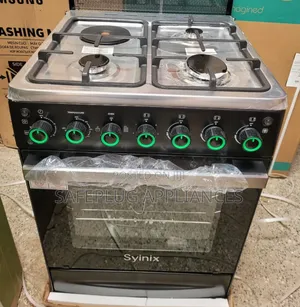 60×60 Standing Cooker–3 Gas + Rapid Electric Plate, Electric Oven