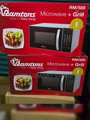 Ramtons 23L Microwave Oven With Grill RM589 Silver