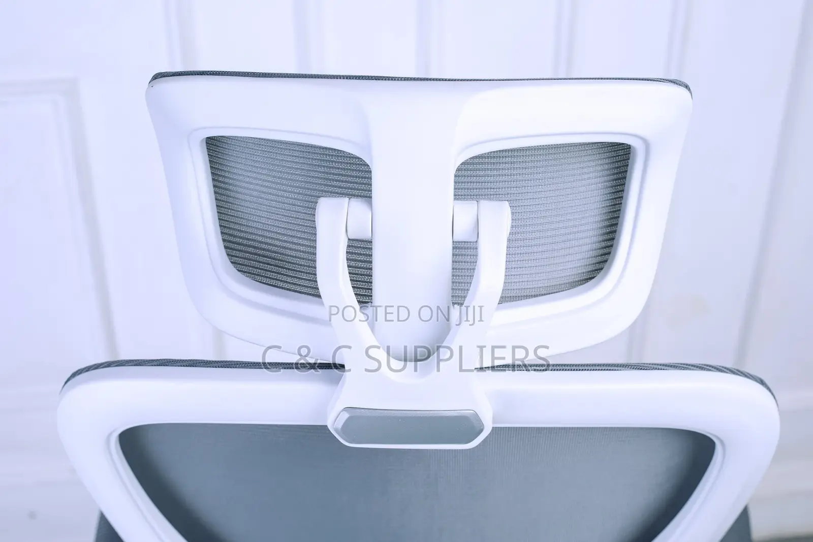 White Modern Mesh Executive Chair.