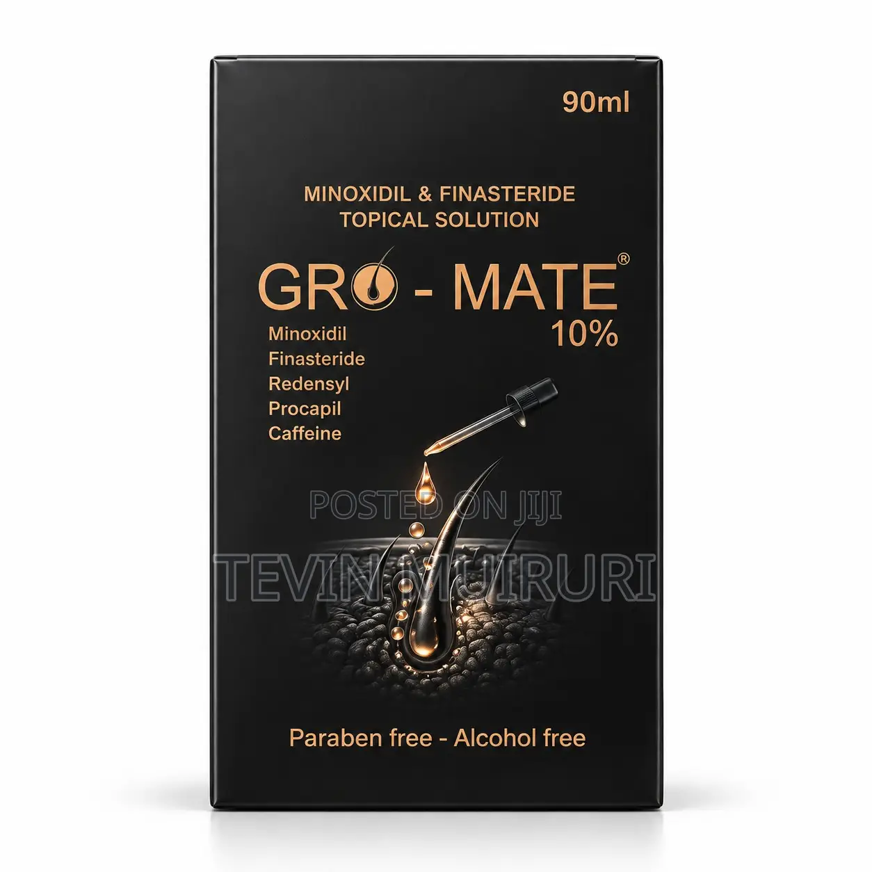 GRO-MATE 10% Minoxidil Finasteride Topical Solution
