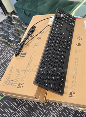 HP New Original Slim Wired Keyboard – | Stylish, Comfortable