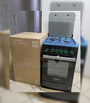 Syinix 50×50 Gas Electric Cooker With Grill and Rotisserie