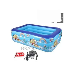 **180CM Home Inflatable Swimming Pool – Garden Water Fun **