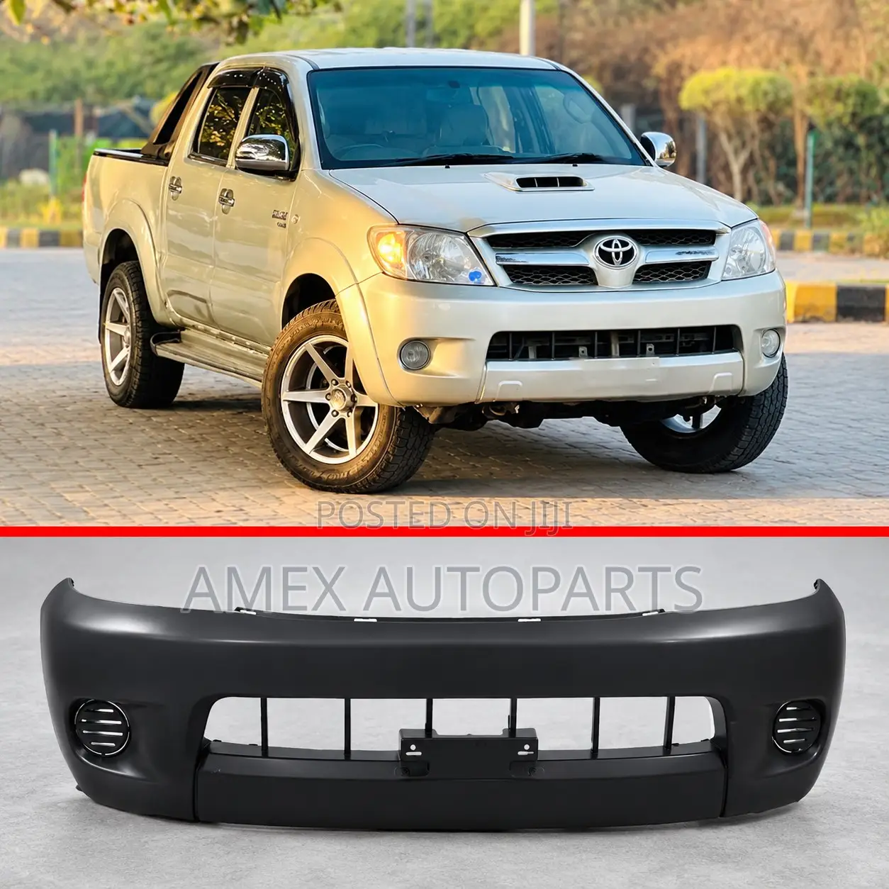 Front Bumper Toyota Hilux Vigo 2004 Onwards 4wd