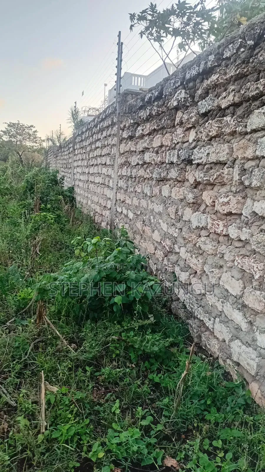 Almost 1 Acre Plot T Galu Beach or 3500 Square Metres in Size on Sale