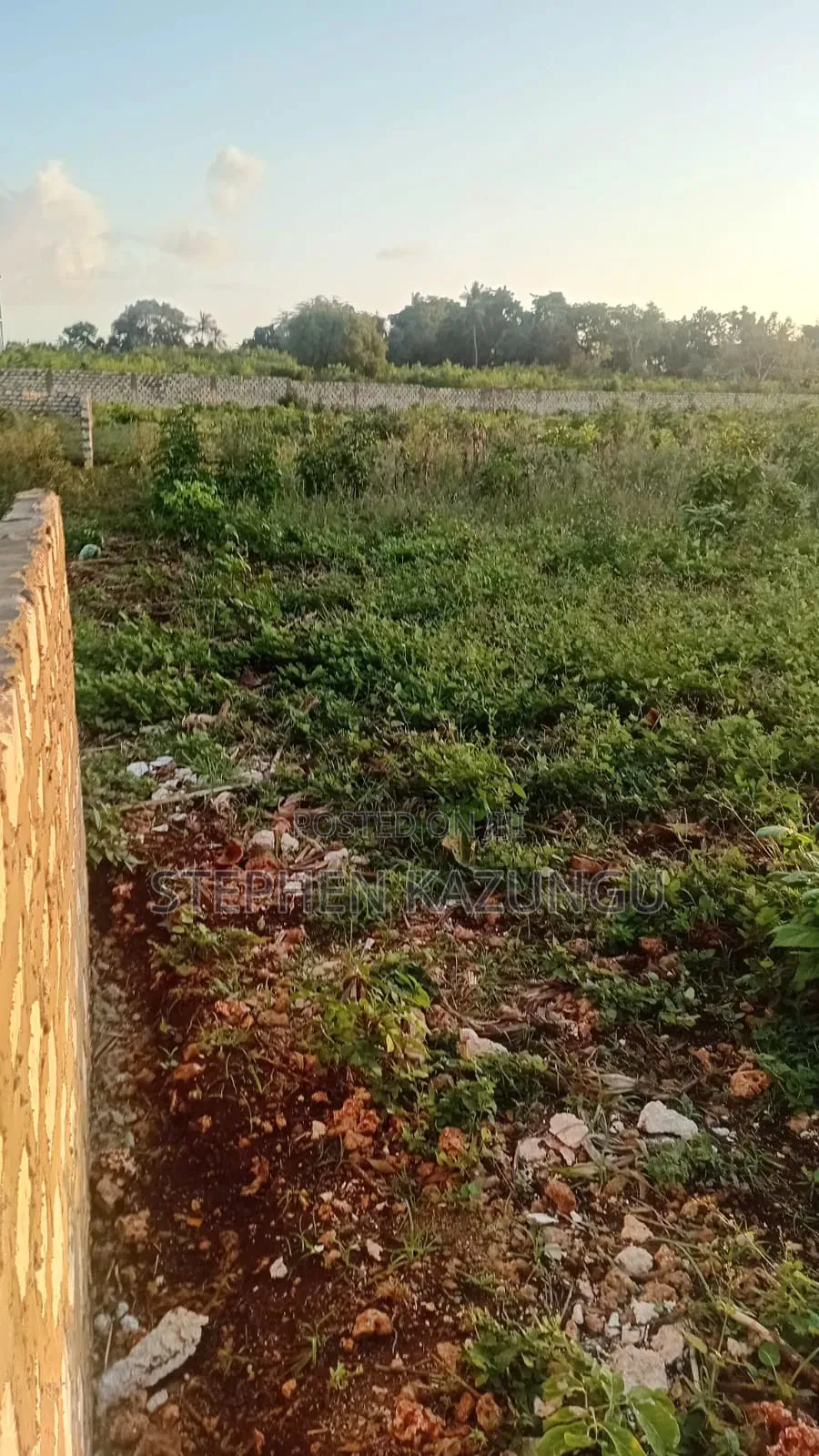 Almost 1 Acre Plot T Galu Beach or 3500 Square Metres in Size on Sale