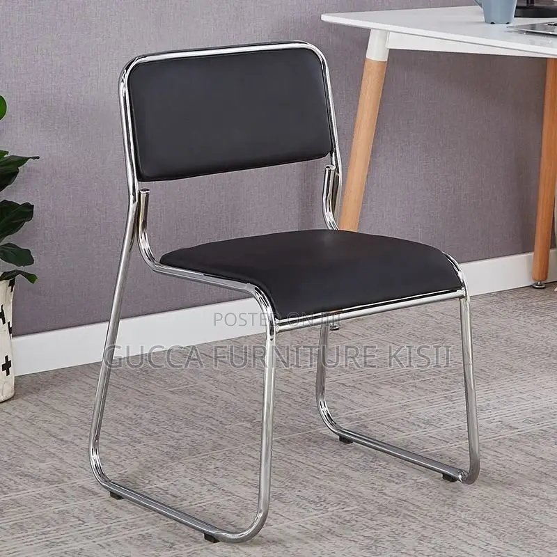 Stackable Chrome Based Conference Chairs