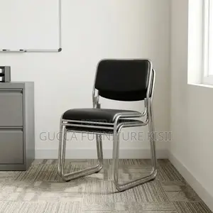 Stackable Chrome Based Conference Chairs