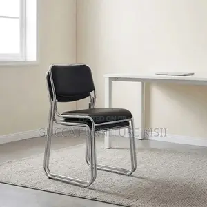 Stackable Chrome Based Conference Chairs