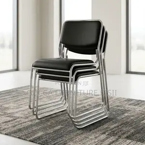 Stackable Chrome Based Conference Chairs