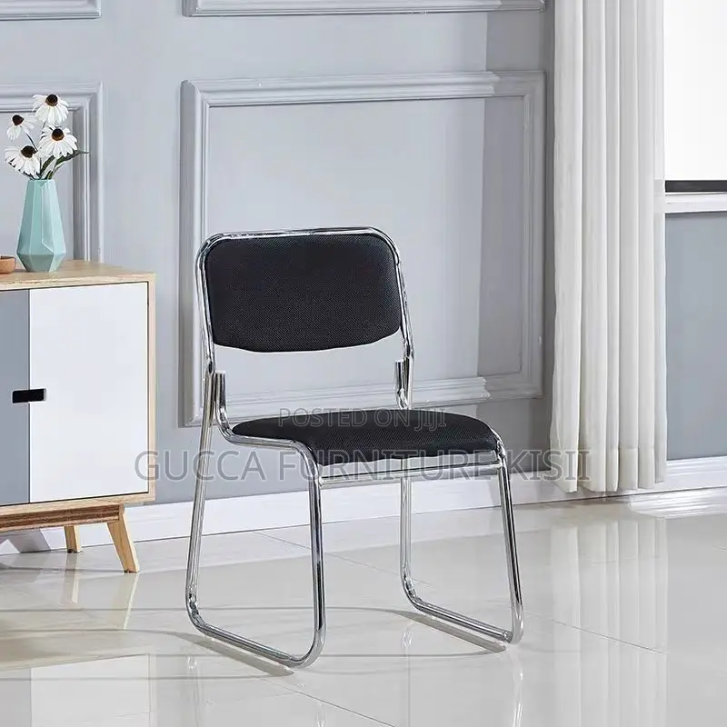 Stackable Chrome Based Conference Chairs