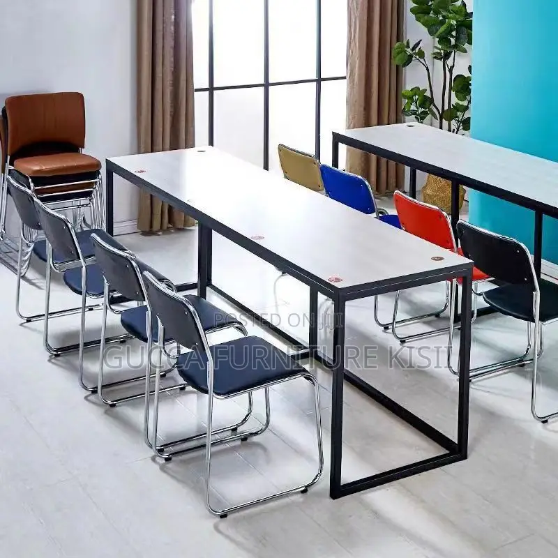 Stackable Chrome Based Conference Chairs