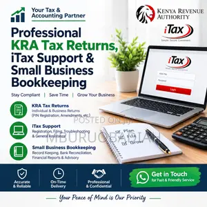 KRA Tax Returns, iTax Support Small Business Bookkeeping