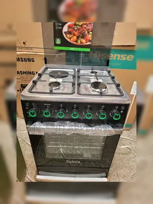 Syinix 60*60, 3 Burners + 1 Rapid Plate, GAS SENSOR, Rotisserie