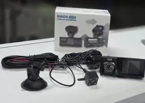 Black Box 3-Lens Dash Camera (Front, Rear, and Inside Cabin Recording)