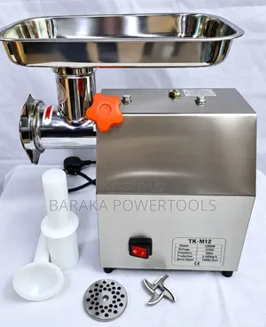 This Is a Commercial Stainless-Steel Meat Grinder/Mincer.