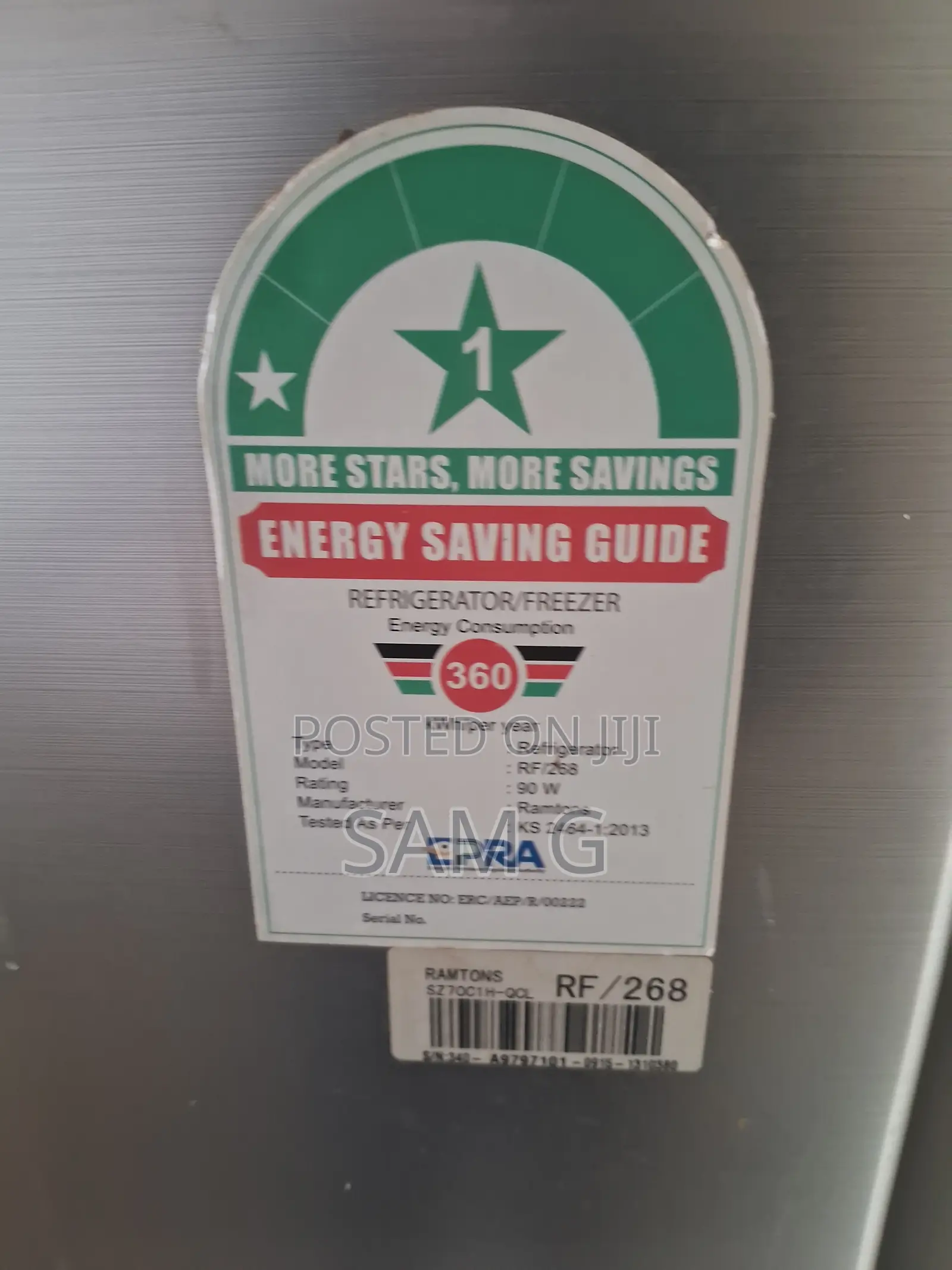 Ramtons Fridge