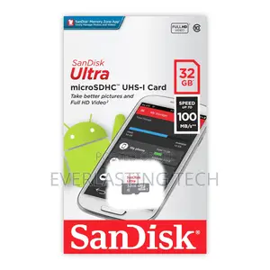 SanDisk Ultra | 32GB microSDXC | Up to 100mb/S Read