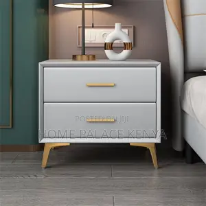 Night Stand; Spacious Wooden Bedside Table With Storage for Home