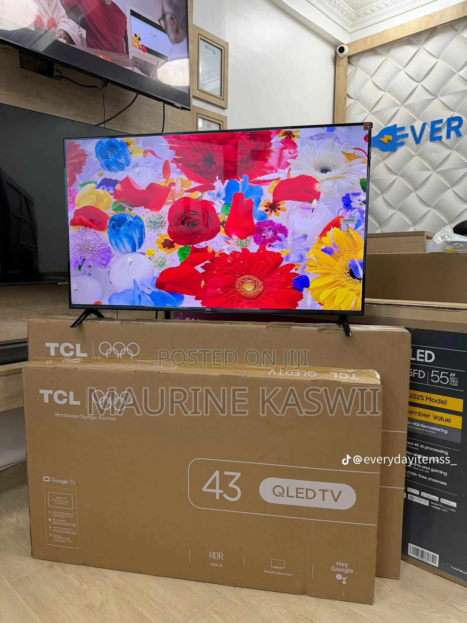 TCL 43” Qled Google Clear TV