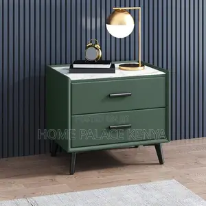 Night Stand; Spacious Wooden Bedside Table With Storage for Home