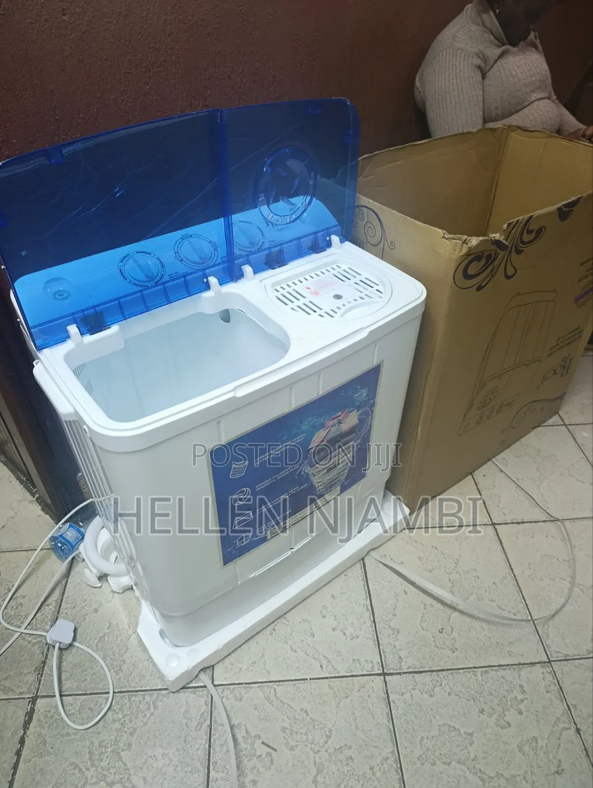 Roch 7kg Twin Tub Semi-Automatic Washing Machine With Air Dry System