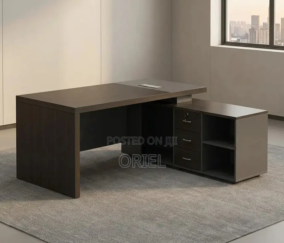 160cm L-Shaped OfficeDesk Kenya – ModernSpacious Executive Workstation