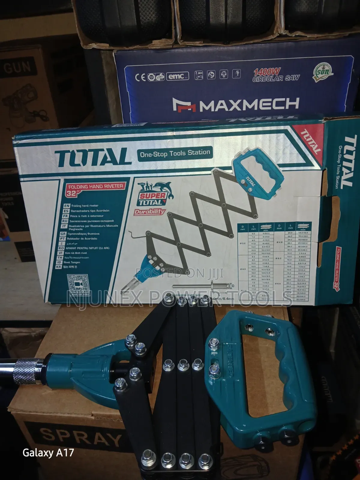Otal 32-Inch Folding Hand Riveter (Model THT32321),