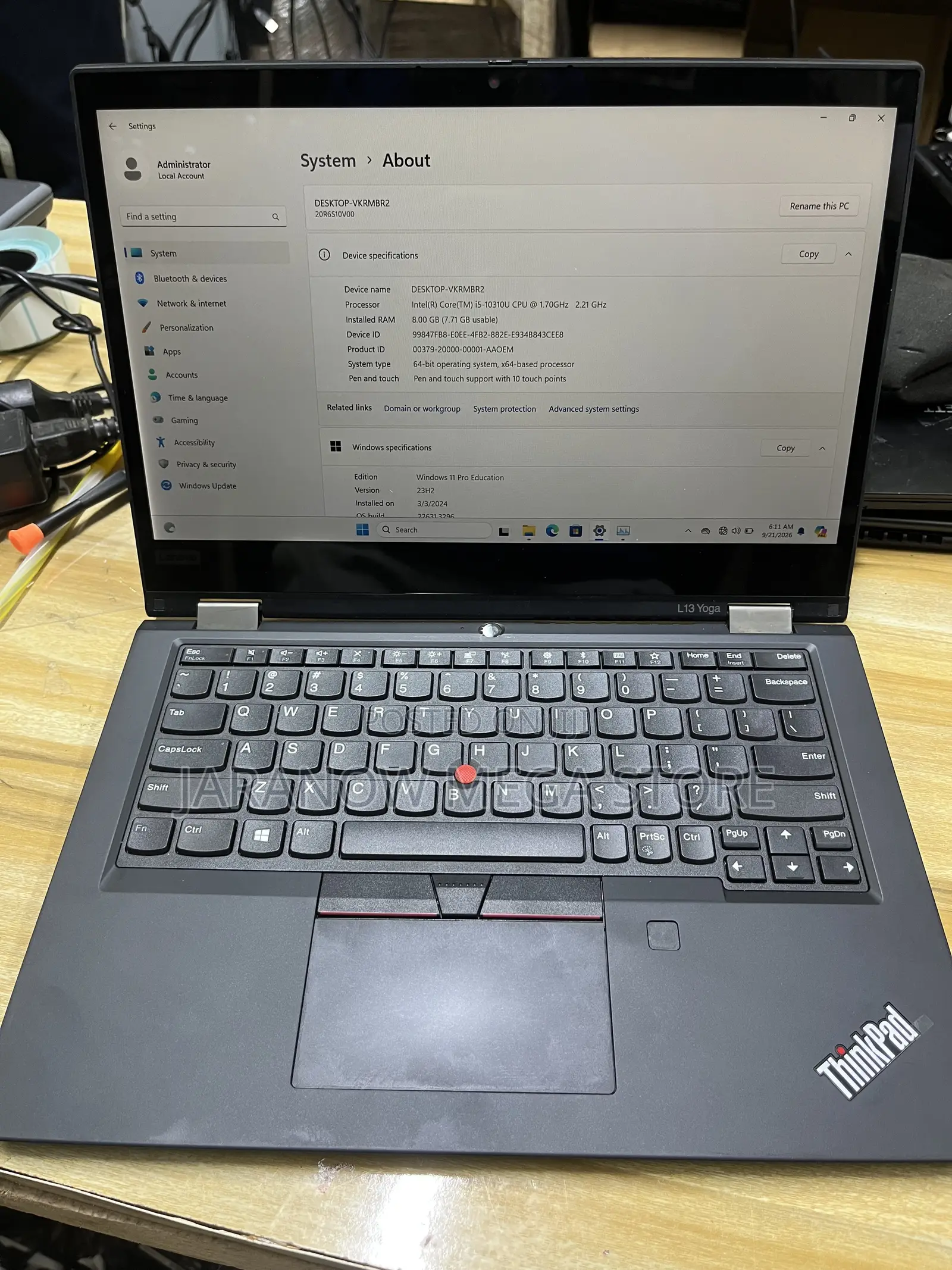 Laptop Lenovo ThinkPad L13 Yoga 8GB Intel Core i5 SSD 256GB