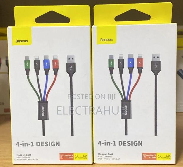 Baseus 4n1 Fast Cable Brand New Sealed - main view