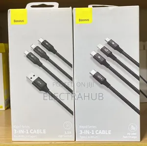 Baseus 3in1 Cable Brand New Sealed