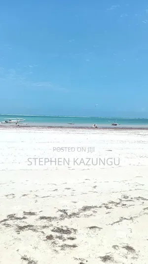 Galu Beach-Front 1/4 Acre Plot Only 100 Metres From the Sea Water.