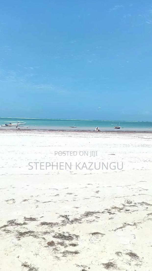 Galu Beach-Front 1/4 Acre Plot Only 100 Metres From the Sea Water.