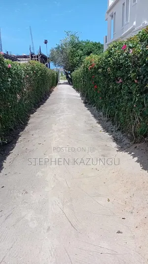 Galu Beach-Front 1/4 Acre Plot Only 100 Metres From the Sea Water.
