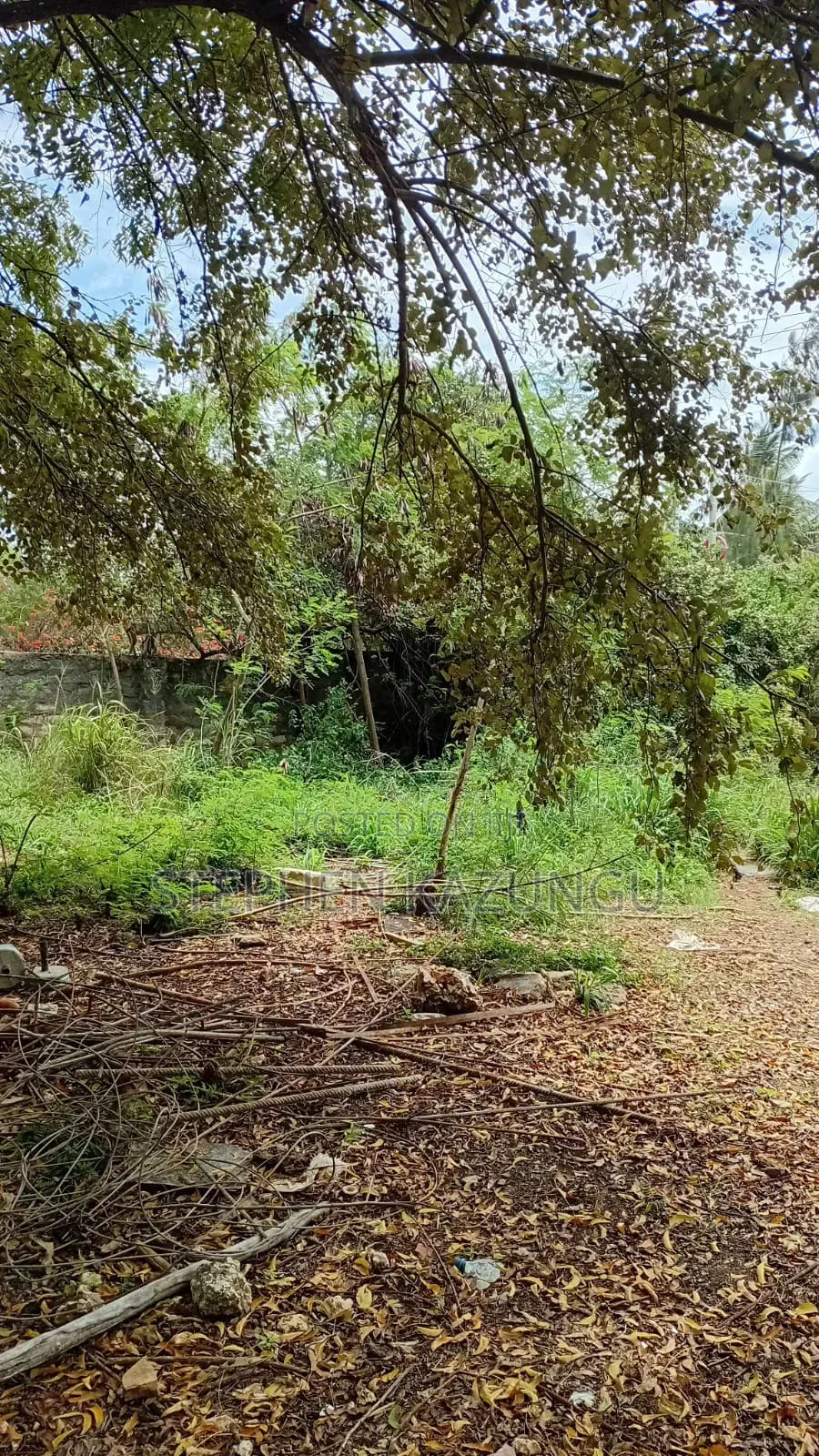 Galu Beach-Front 1/4 Acre Plot Only 100 Metres From the Sea Water.