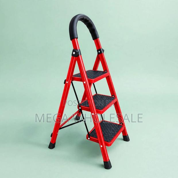 2,3,4 5 Step Folding Ladder Easy Climbing for Elevated Access - main view