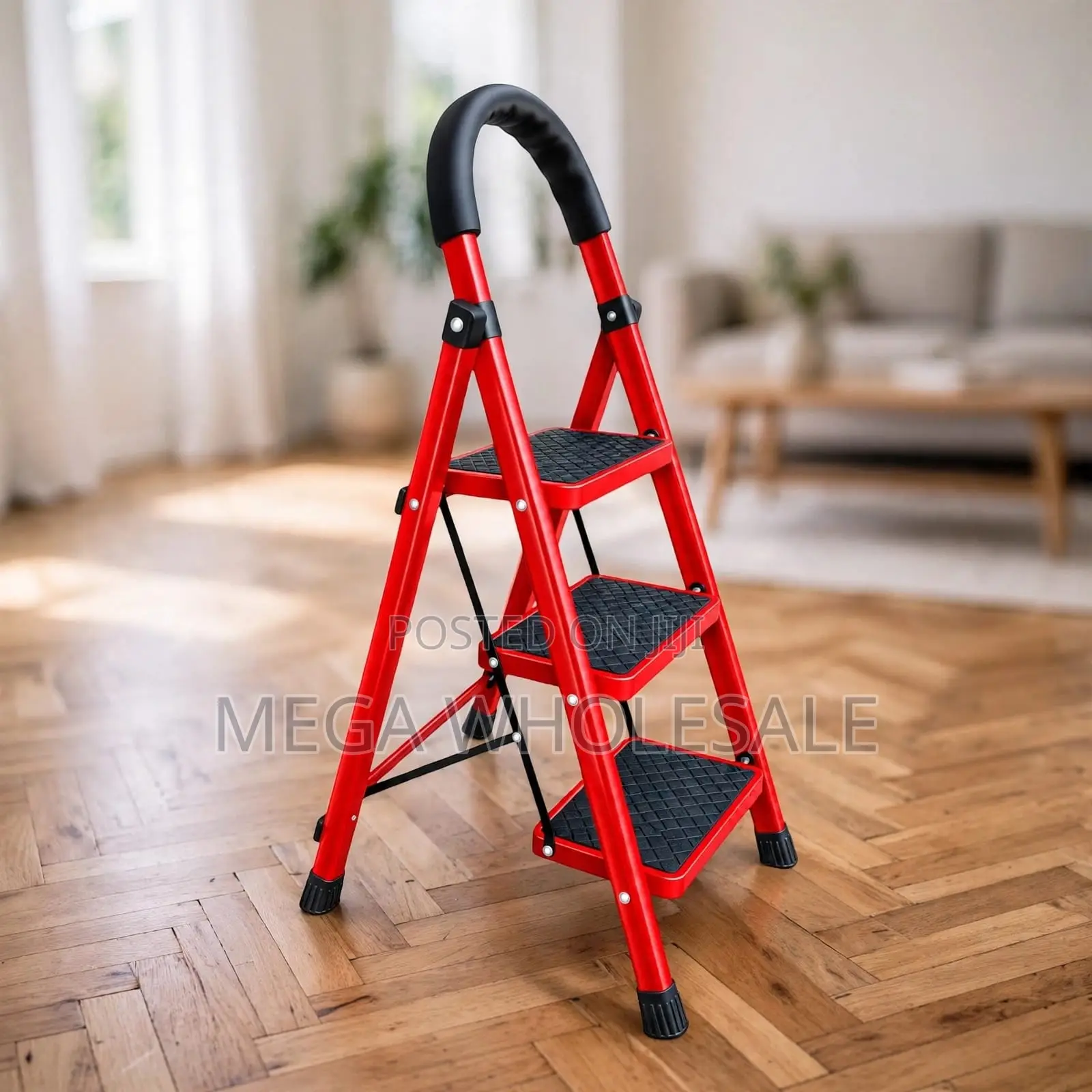 2,3,4 5 Step Folding Ladder Household for Safe Climbing