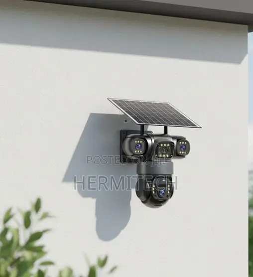 V380 3-Lens Outdoor Security Camera With Night Vision