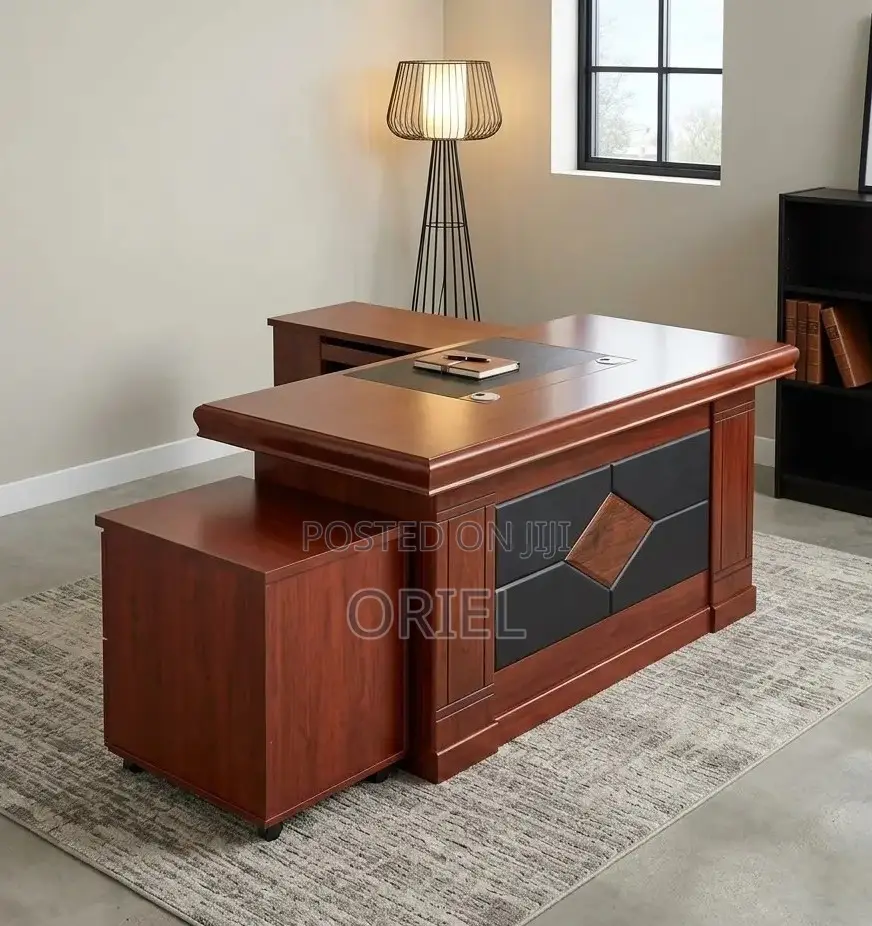 140cm L-Shaped Office Desk Kenya – Compact Modern Workstation