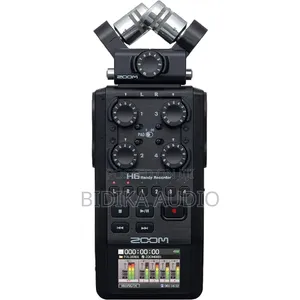 Zoom H6 All Black 6-Input / 6-Track Portable Handy Recorder