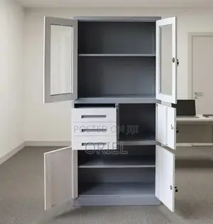 2-Door Metallic Office Cabinet With Safe Kenya – Secure Stora