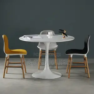 Round Marble Outdoor Dining Table