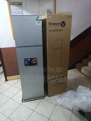 VOLSMART VL-BCD210 Double Door Energy Saver Top Mounted Freezer 210l