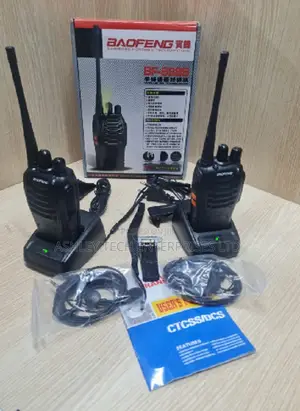High Quality BF-888S Walkie Talkies – Set of 2