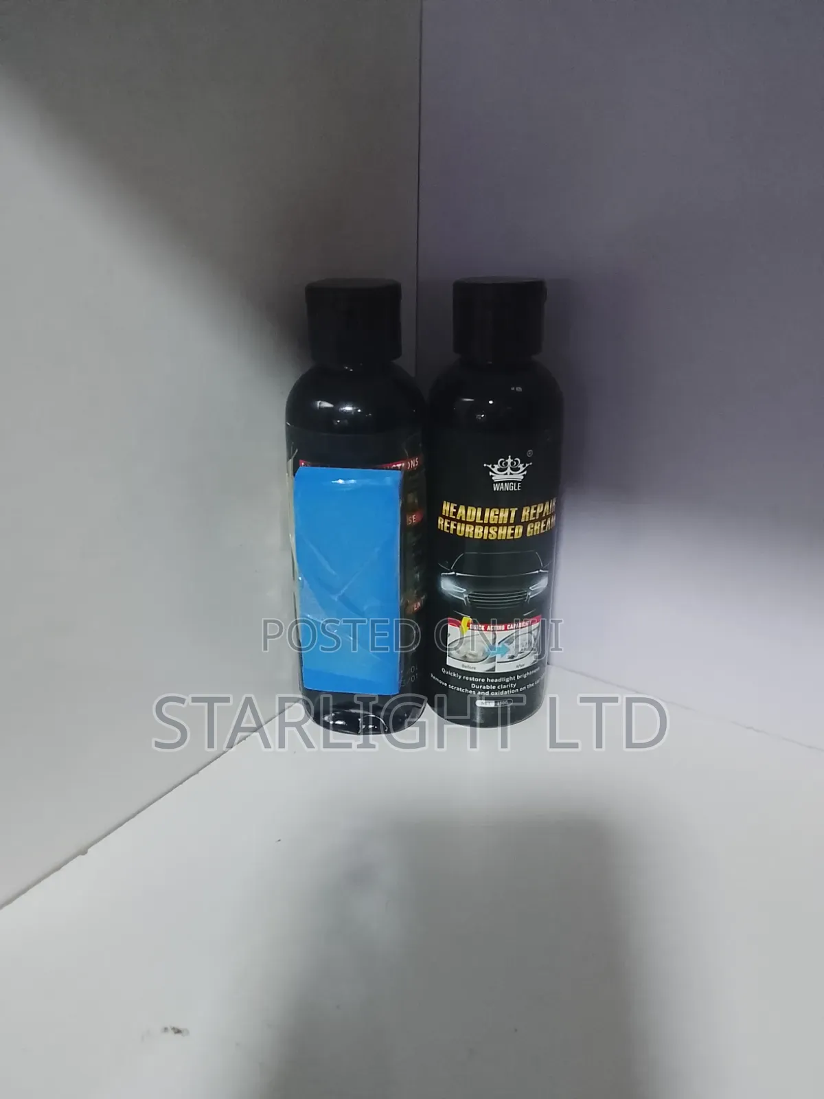 DIY Automotive Headlight Lens Restoration Polish Cream Kit