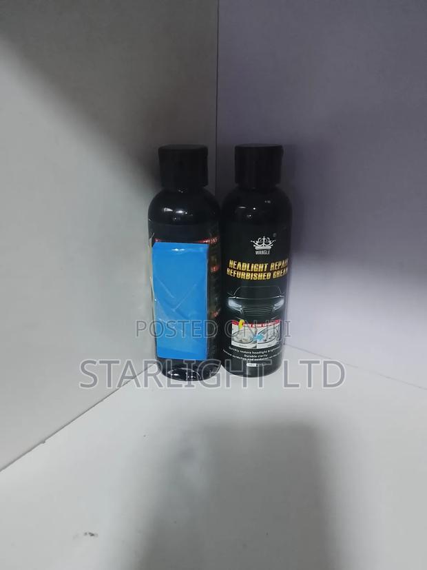 DIY Automotive Headlight Lens Restoration Polish Cream Kit