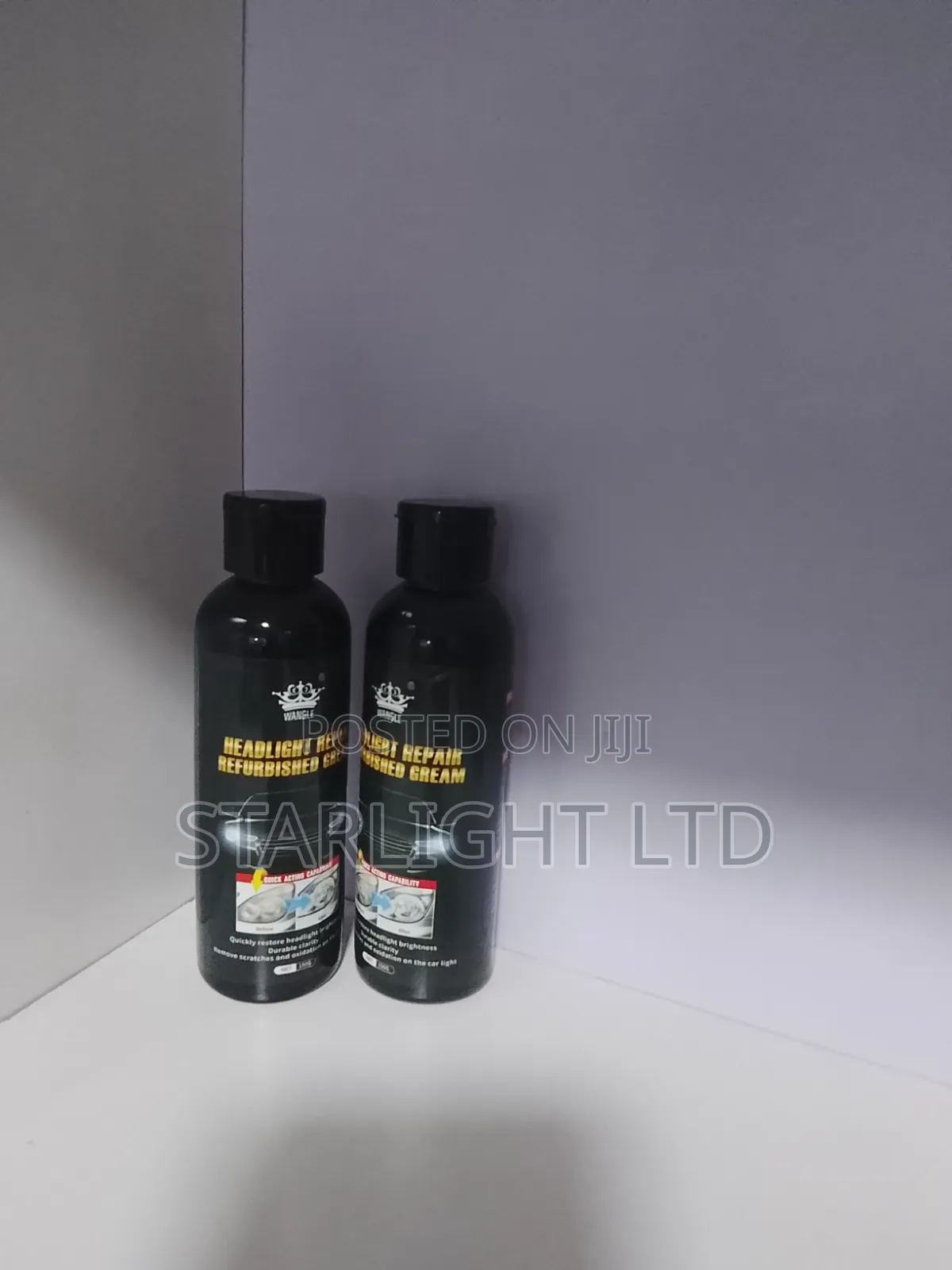 DIY Automotive Headlight Lens Restoration Polish Cream Kit