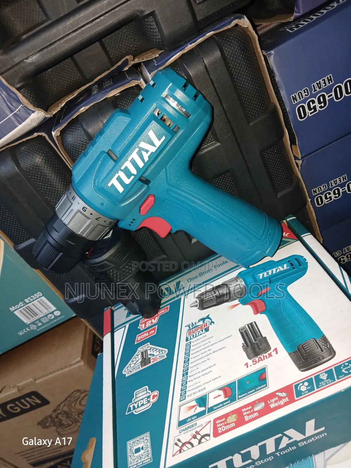 TOTAL 12V Cordless Drill Driver (Model TDLI12456)