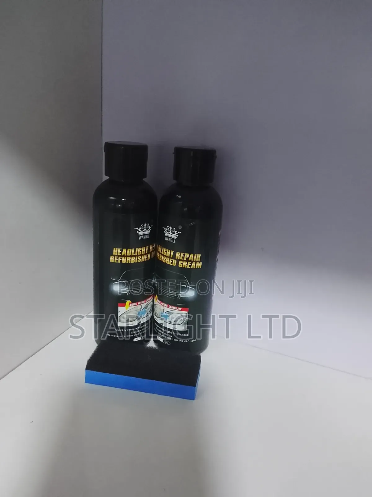Wangle Headlight Cleaner and Oxidation Remover Liquid